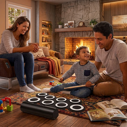 Juego De Batería Electrónica Portátil
